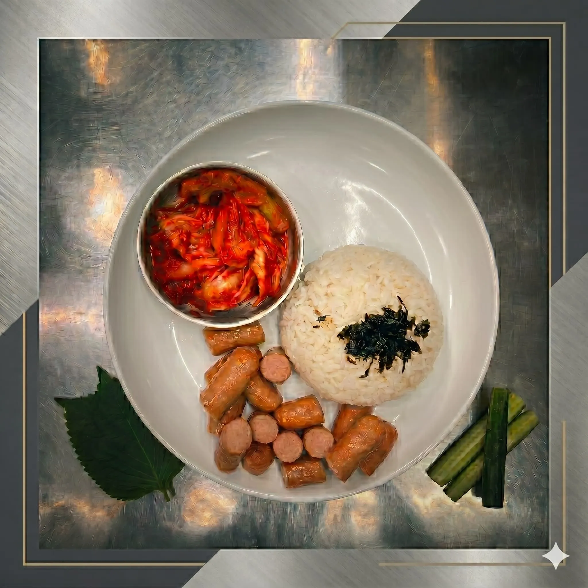 Korean Classic Gochujang Sausage Rice
